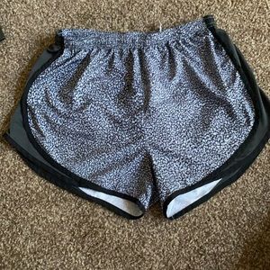 Gray printed Nike running shorts size M